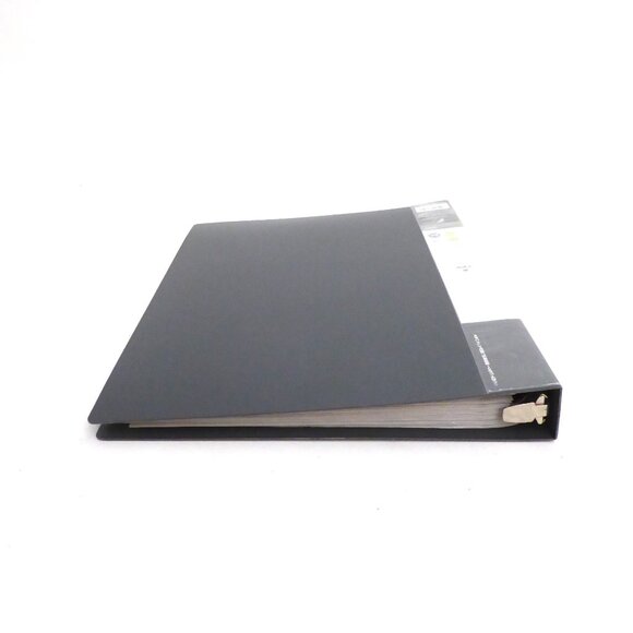 NEW 500 BUSINESS CARD RINGED BINDER CARD HOLDER SLEEVES & TABS JAPAN - Picture 7 of 16